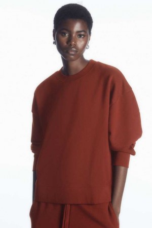 Felpe Donna COS Oversized Fleece-Back Sweatshirt | 5917346-AM