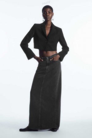 Gonne Donna COS Denim Maxi Skirt | 1846539-CG