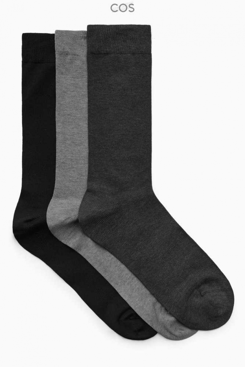 Calzini Uomo COS 3-Pack Mercerised Cotone Socks | 4356078-AP