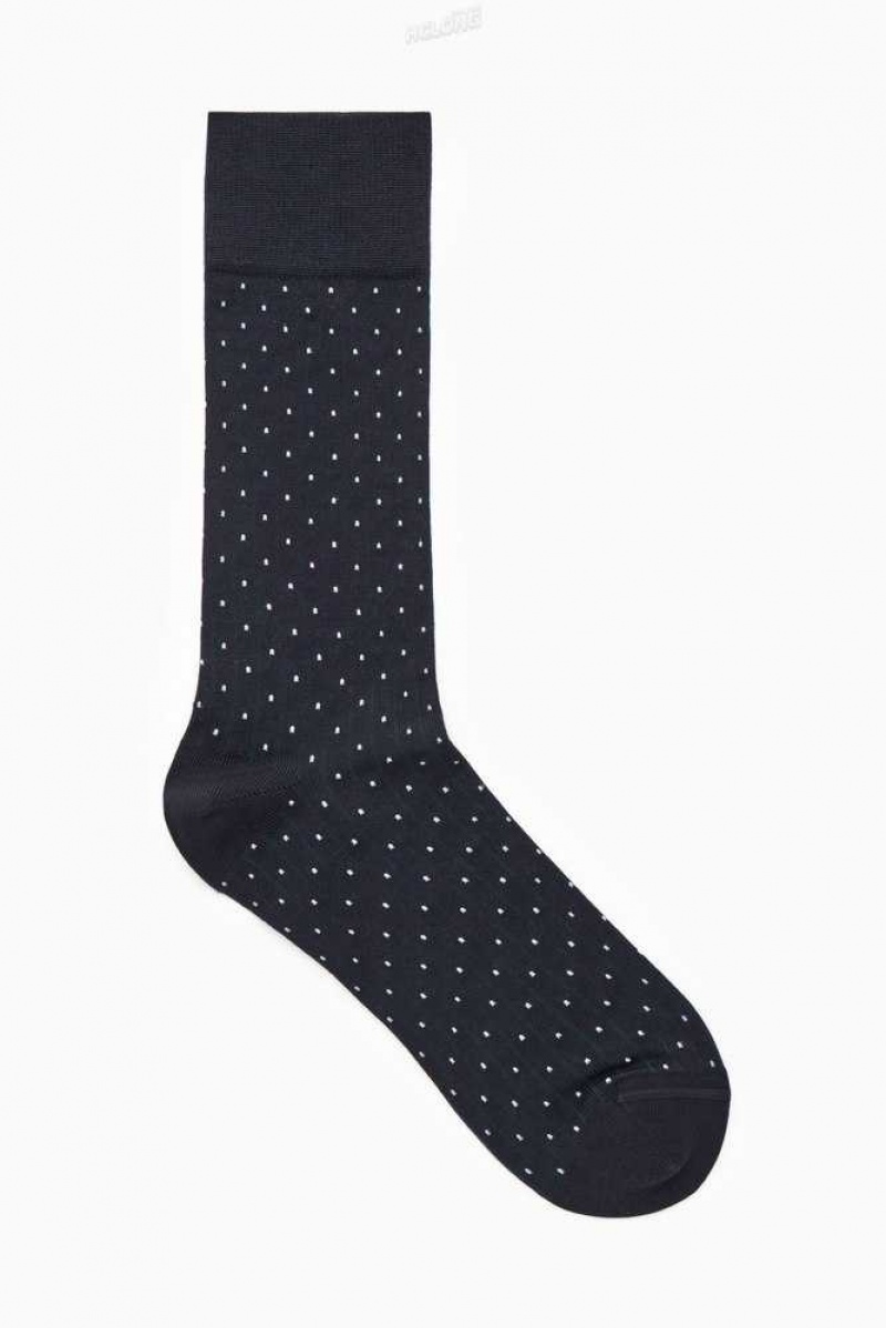 Calzini Uomo COS A Strisce Pin-Dot Mercerised Cotone Socks | 6297850-EU