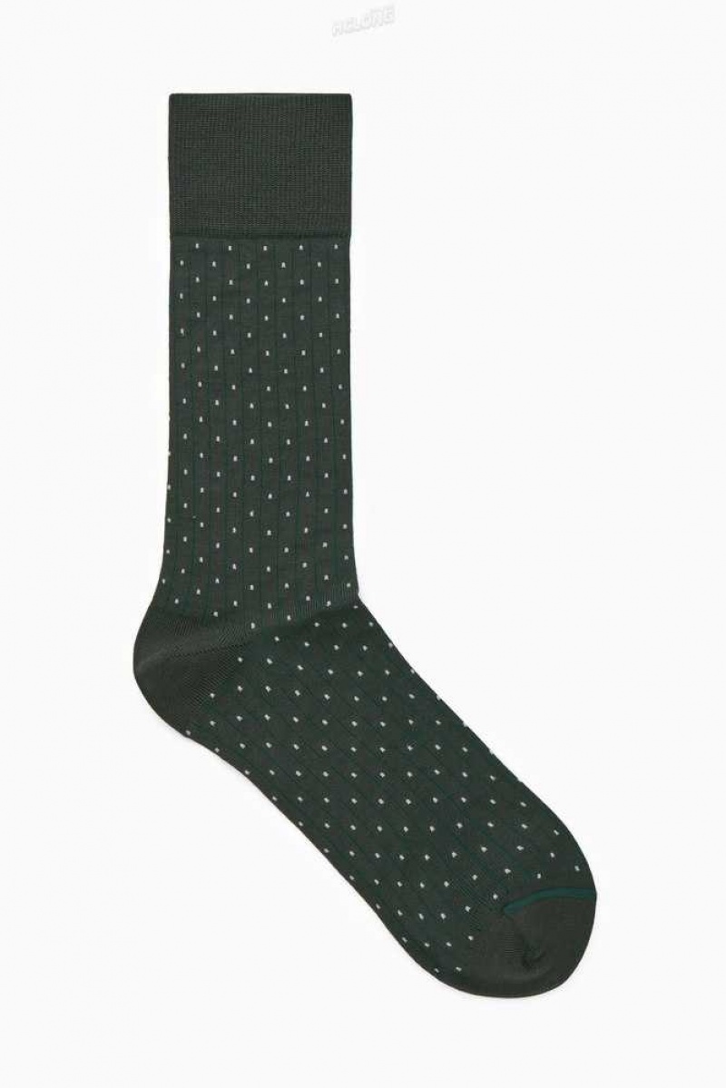 Calzini Uomo COS A Strisce Pin-Dot Mercerised Cotone Socks | 0716295-UJ