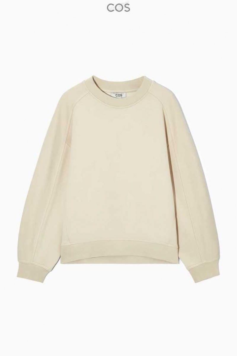 Felpe Donna COS Contrast-Panel Crew-Neck Sweatshirt | 2368714-FX