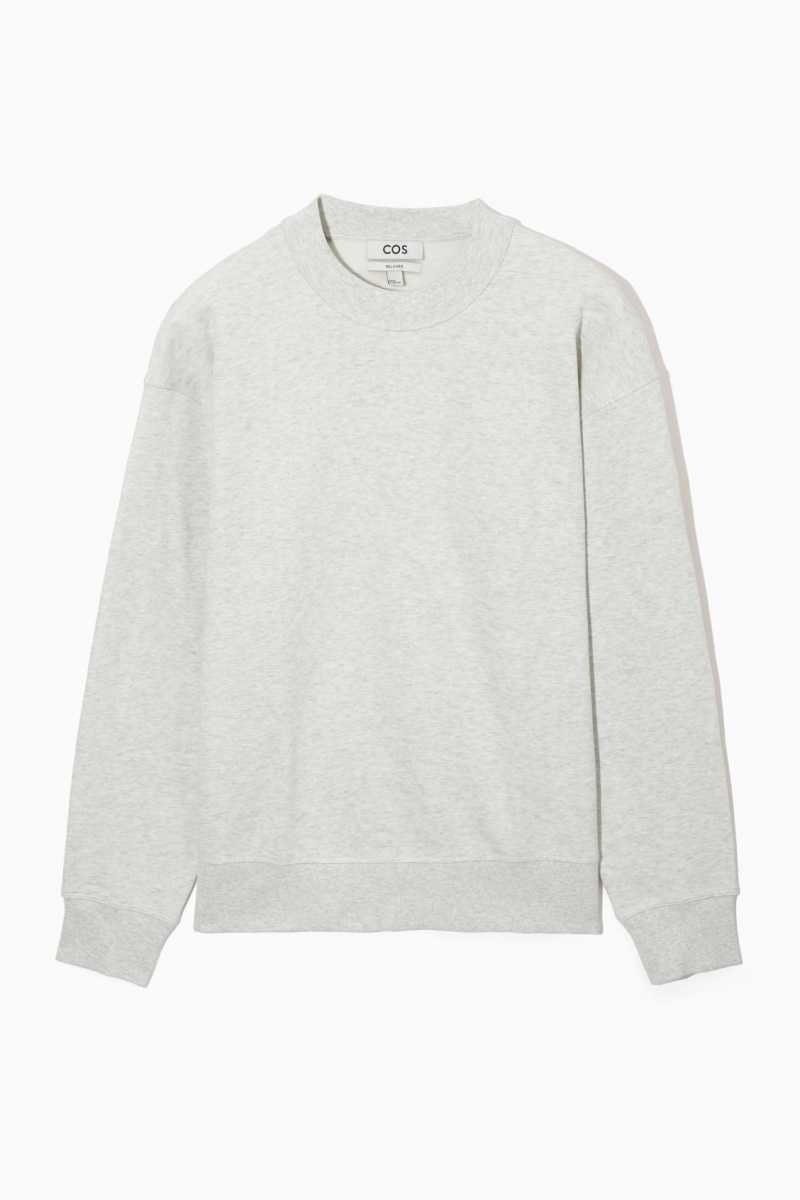 Felpe Uomo COS Mock-Neck Grigie | 5261307-IY