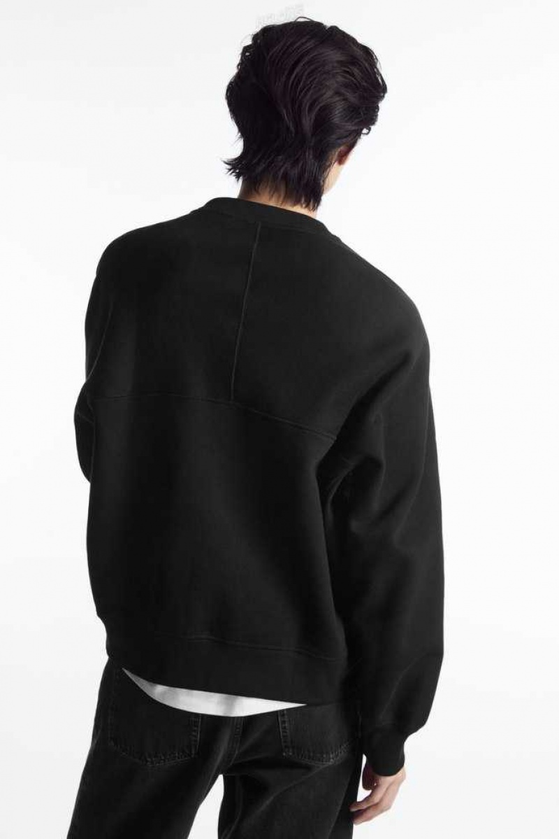 Felpe Uomo COS Paneled Sweatshirt | 2815760-WQ