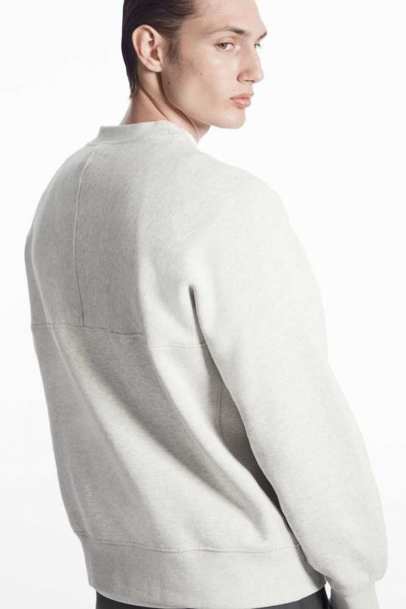 Felpe Uomo COS Paneled Sweatshirt | 9241078-GC