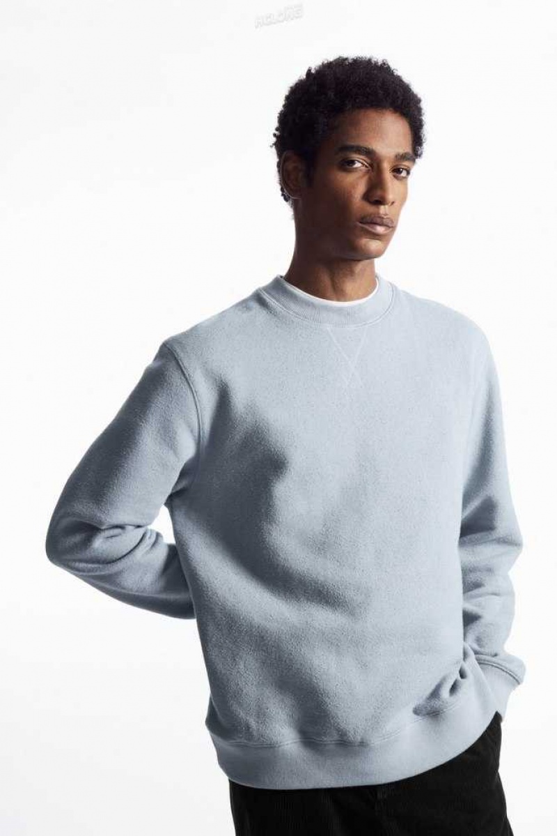 Felpe Uomo COS Textured-Jersey Sweatshirt | 2807695-OF