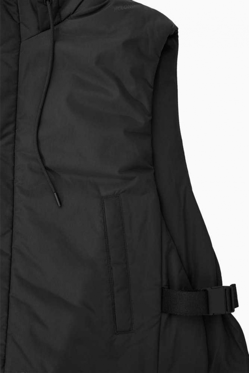 Gilet Uomo COS Buckled-Side Imbottito Con Cappuccio | 2134596-DZ