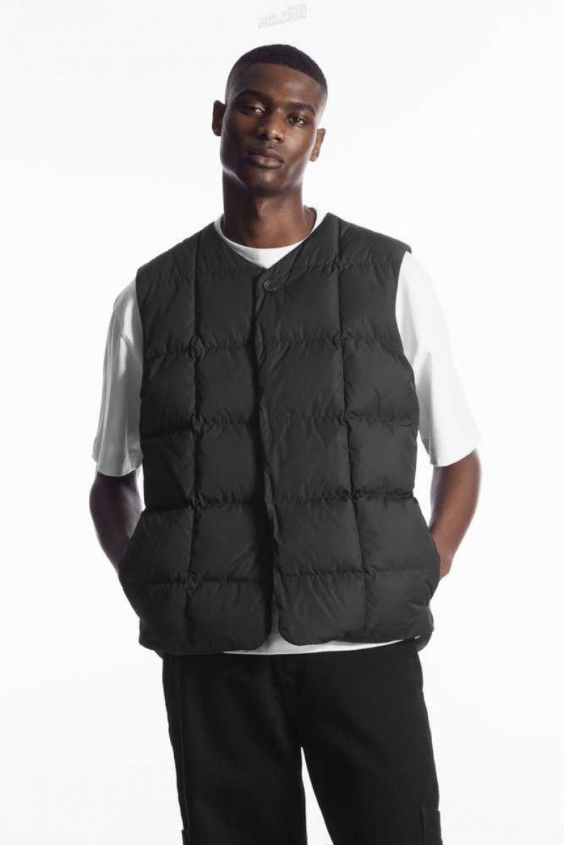 Gilet Uomo COS Trapuntato Imbottito Liner | 9625874-DK