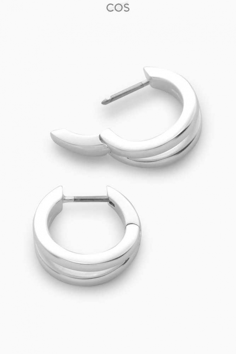 Orecchini Uomo COS Layered Double Hoop | 3872650-IS